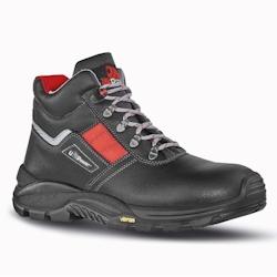 U-Power - Chaussures de sécurité hautes hydrofuges GRAVEL - Environnements humides et froids - RS S3 HRO HI CI SRC Noir / Rouge Taille 47 - 47 noir_0