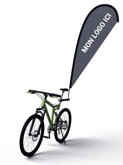 Voile avec fixation vélo - BIKE FLAG_0
