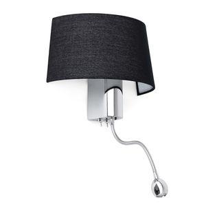 APPLIQUE MURALE NOIRE LISEUSE 15W HOTEL - FARO - 29946_0