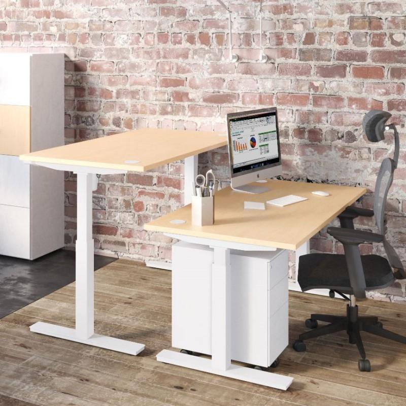 Bureau droit réglable en hauteur électrique ENVOL ONE - Buronomic - Fabriqué en France_0