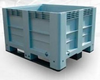 Caisse-palette en plastique recyclable - Résistante aux produits chimiques corrosifs - Idéale pour stockage industriel - Plusieurs dimensions disponibles_0