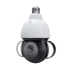 Caméra Video Surveillance 5MP Audio Bidirectionnel Vision Nocturne LED E27 YONIS - 3615616911274_0