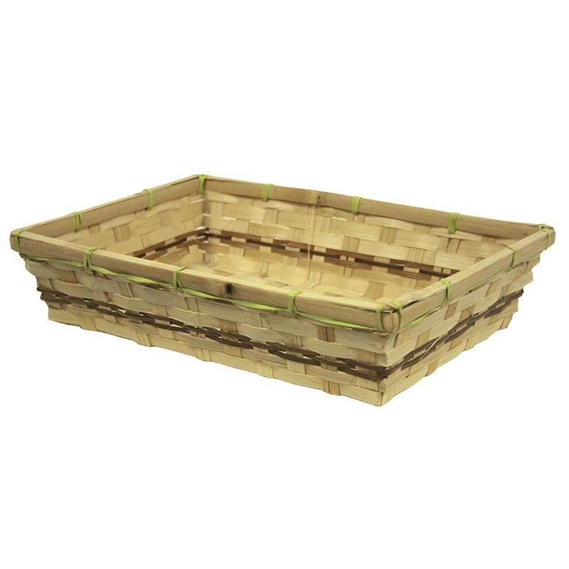 Corbeille bambou rectangle Tarko 33x23 - BAMBOU_0