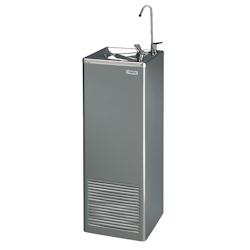 COSMETAL Fontaine Refrigeree Reseau Detente Directe Avec Banc De Glace - Debit 55L/H - 2 Sorties - Inox RIVER-IB-55/2-I - Acier inoxydable 18/10 RIVER_0