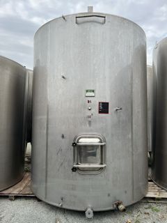 Cuve Vautier 150hl - fond plat Ø2200 - hauteur 360 - porte 420x530 - trappe Bellot DN500_0