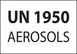 Etiquette iata un 1950 aerosols - 46494_0