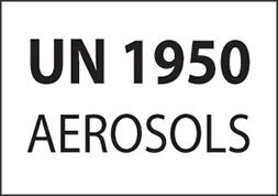 Etiquette iata un 1950 aerosols - 46494_0