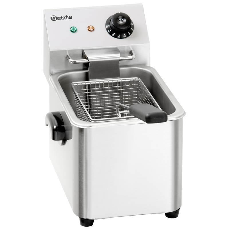 Friteuse électrique Bartscher 4 litres - compacte et performante pour petits établissements_0