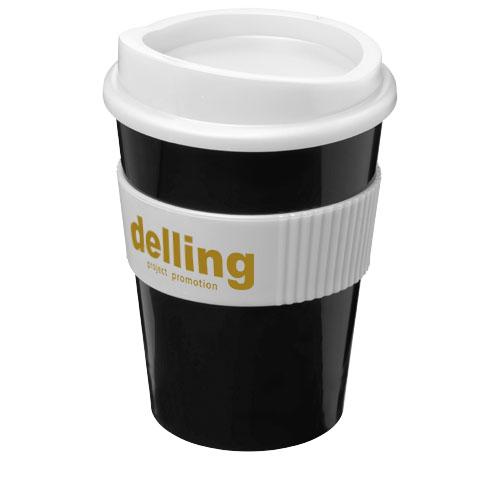 Gobelet Americano® medio 300 ml - bandeau antidérapant en silicone - isotherme à simple paroi_0