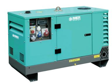 Groupe électrogène triphasé avec démarrage électrique, puissance maximum 11.4 kW - SILENTSTAR 13000D T AVR YN_0