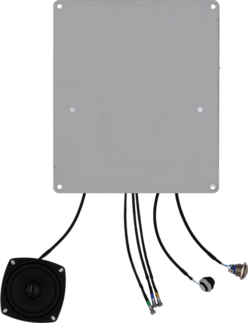 Kit d'interphonie audio Full IP/SIP à 1 bouton d'appel -  XE K-AUDIO-1B_0