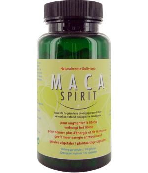 MACA SPIRIT - MACA TONIQUE SEXUEL FÉMININ ET MASCULIN VITALITÉ 90 GÉLULES 450GR