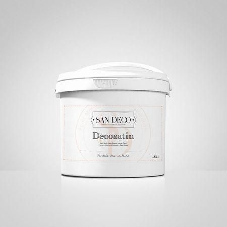 PEINTURE ACRYLIQUE INTÉRIEURE 15L COULEUR BLANC SAN DECO - DECOSATIN