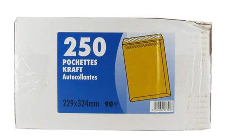 POCHETTE KRAFT C4 90G (VENDU PAR 250)