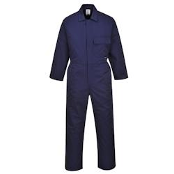 Portwest - Combinaison de travail homme STANDART - Bleu Marine Taille XL - UPF 50+ - 5 poches - Polyester/Coton_0
