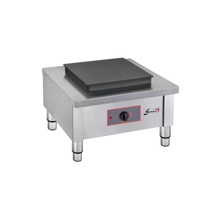 Réchaud électrique 1 plaque carrée 400x400 mm - 5000W, TRI 400V_0