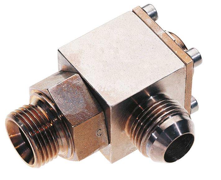 Raccord rotatif à basse vitesse de rotation série 1400SR - 1 voie - Air, Eau, Huile - Haute pression jusqu'à 350 bars_0