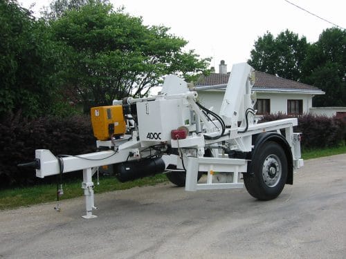 Remorque porte-touret - 8,8 t écartable - PTAC 8800 kg - Dia. touret 1900/3200 mm_0