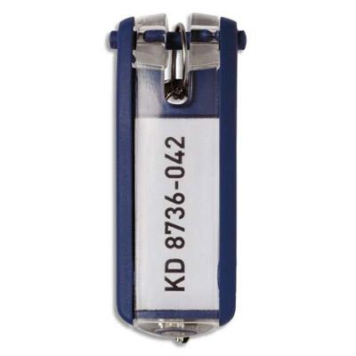 SACHET DE 6 PORTE-CLES KEY CLIP - COLORIS ASSORTIS