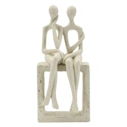 Statuette en polyrésine Stons 11.5 x 9 x 25 cm Mauro Ferretti - beige 012038000C_0