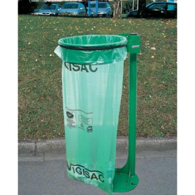 Support sac poubelle sur pied Rossignol Ecollecto vert sans couvercle 110 L_0