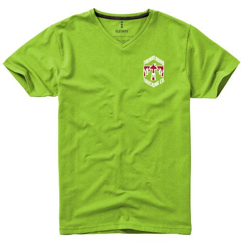 T-shirt bio manches courtes pour homme Kawartha - col V - 95% coton biologique - 200 g/m²_0