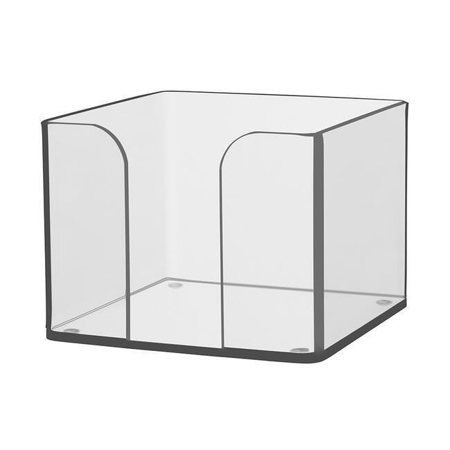 60.0187.6 - Distributeur de serviettes en papier en verre acrylique transparent - VKF Renzel - L130xH100xP130 mm_0