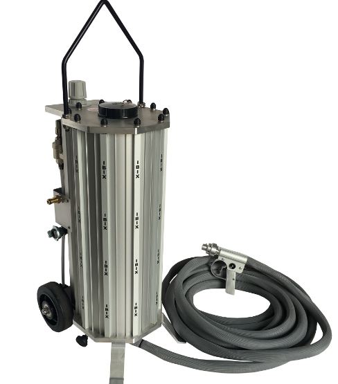 Aérogommeuse polyvalente pouvant s'adapter à tous types de supports des plus délicats aux surfaces les plus rigides - IBIX 25 H20_0