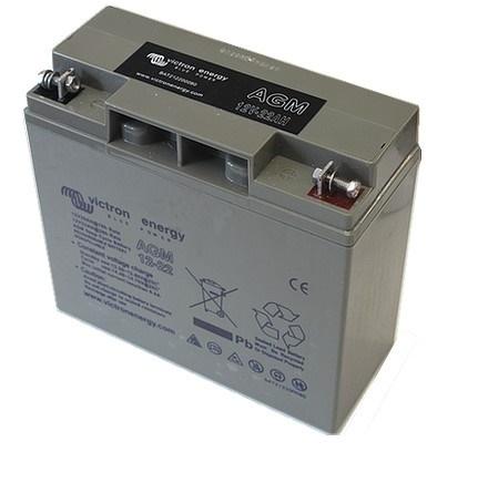 Batterie AGM à décharge lente 12V 14Ah - Victron Energy - bornes M8 en cuivre, norme ISO 9002_0