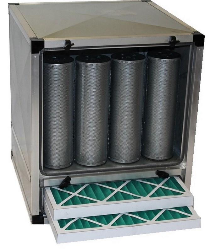 Caisson a charbon actif de ventilation filtre à air 1500m3 sans moteur - 7223.0515_0