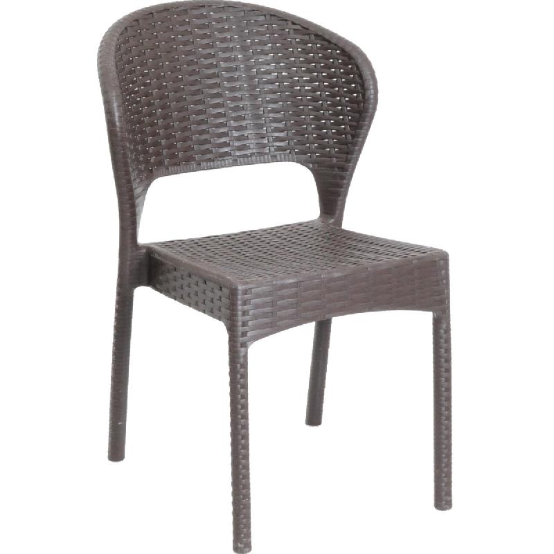 Chaise de restaurant DAYTONA - polypropylène - extérieur - monobloc renforcé_0