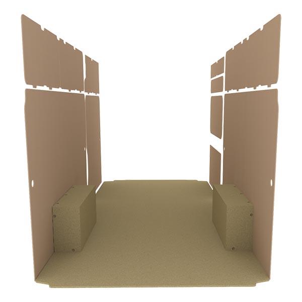Habillage bois natural K2 aggloméré + MDF / Portes arrière incluses_0