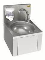 Lavabo à commande fémorale - Avec dosseret 240 mm - Cuve ronde - HQE_0