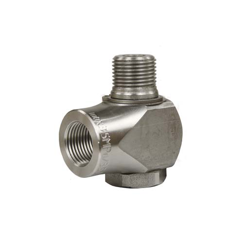 Raccord tournant inox ST-320-DN6-E - 1/4 Mâle - 1/4 Femelle - Diamètre 6 mm - Pression maxi 400 bars_0