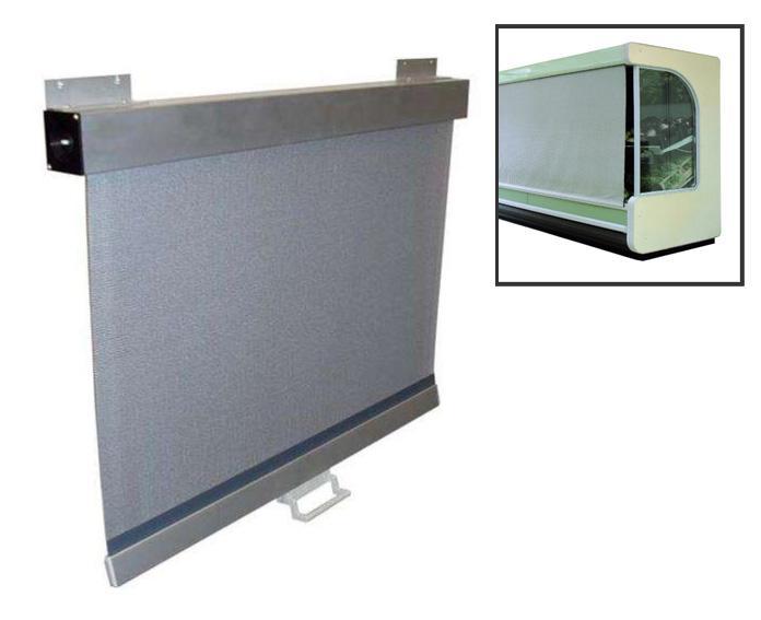 Rideau vitrine réfrigérée avec boitier l900mm_0