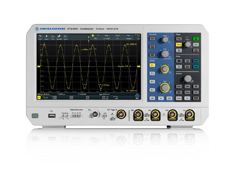 Oscilloscope numérique 4 voies 1 GHz RTM3004 - Toutes Options B2410+B1 - Pack PK1 - Rohde & Schwarz_0