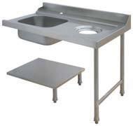 Table à capot panier 500 x 500 ou 600 x 500 avec bac pour machines - PAP712DVF_0