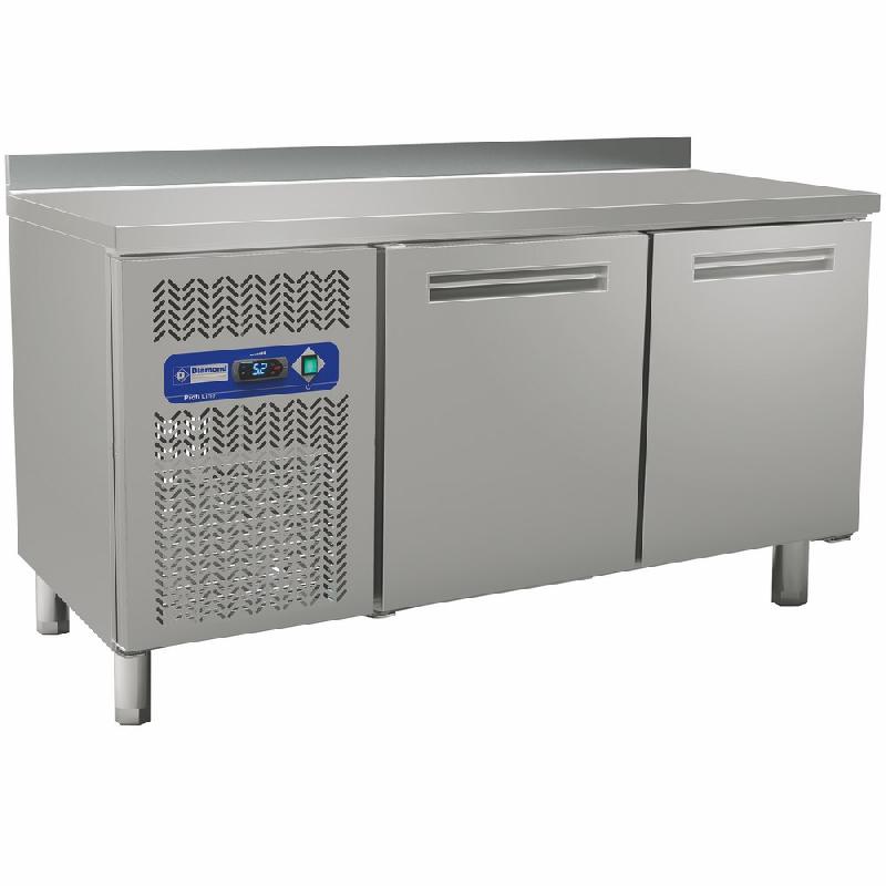 Table frigorifique ventilée 2 portes 245 litres 600 litres profi line 1500x600xh880/900 - BMIV15/R2-BA_0