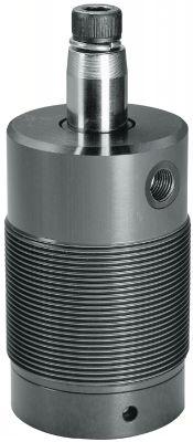 Vérin pivotant pneumatique à visser - Double effet - Serrage à droite (26-41) - Tige inox poli et corps en aluminium_0
