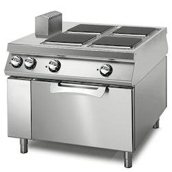 Virtus group Cuisinière Électrique avec 4 Plaques sur Four Électrique Statique, Contrôle sur Deux Côtés - Virtus - 0698142647469_0