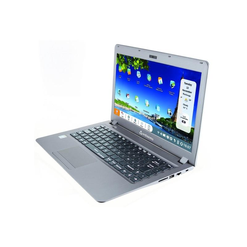 Ordissimo Agathe - Ordinateur portable 14'' HD - Intel® Celeron® N3050, 2 Go RAM, 32 Go eMMC, Argent_0