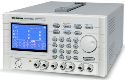ALIMENTATION DC PROGRAMMABLE, 3 VOIES, 0-32V 0-1A 96W MAX