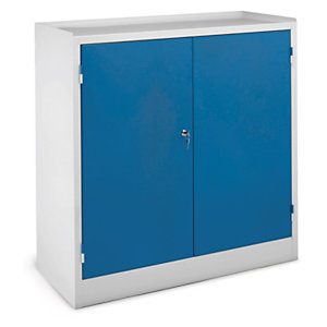 ARMOIRE D'ATELIER BASSE 2 PORTES BATTANTES