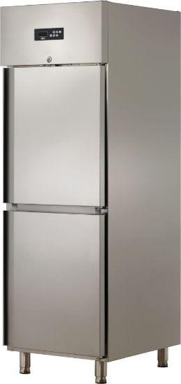 Armoire réfrigérée emboutie gn 2/1 - négative - 2 demi-portes pleines (OZ700N-2P) AFI collin-lucy_0