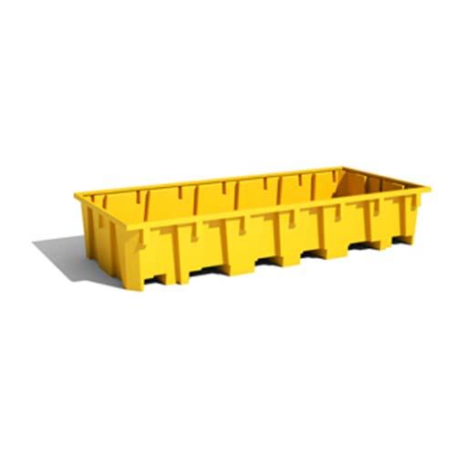 Bac de rayonnage 1650 litres - Rétention en plastique robuste pour stockage sécurisé_0