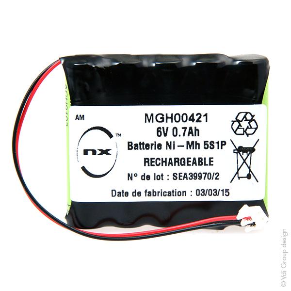 Batterie industrielle NiMH 5x AAA NX 5S1P ST1 - 6V 700mAh - JST_0