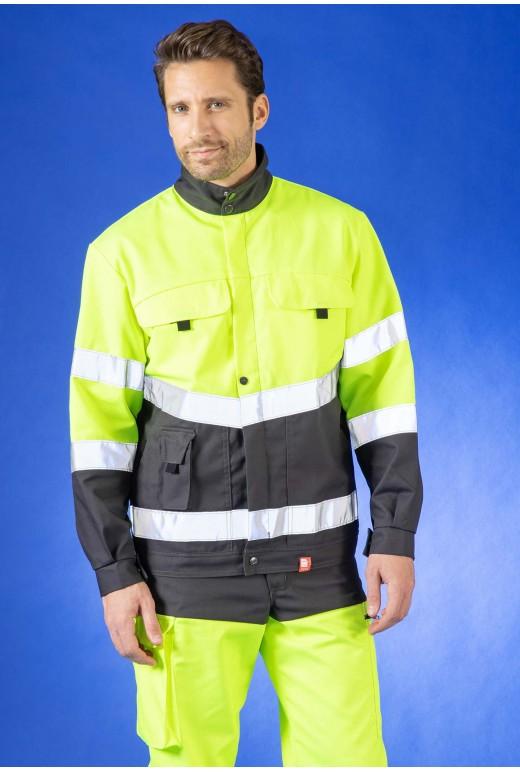 Blouson Select Wear haute visibilité - Réf. 435*CP4 - EN ISO 20471 classe 2, multipoches, bandes rétroréfléchissantes_0
