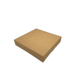 Boîte pâtissière kraft 180x180x50 JORIDEAL - marron en carton 3519400671859_0