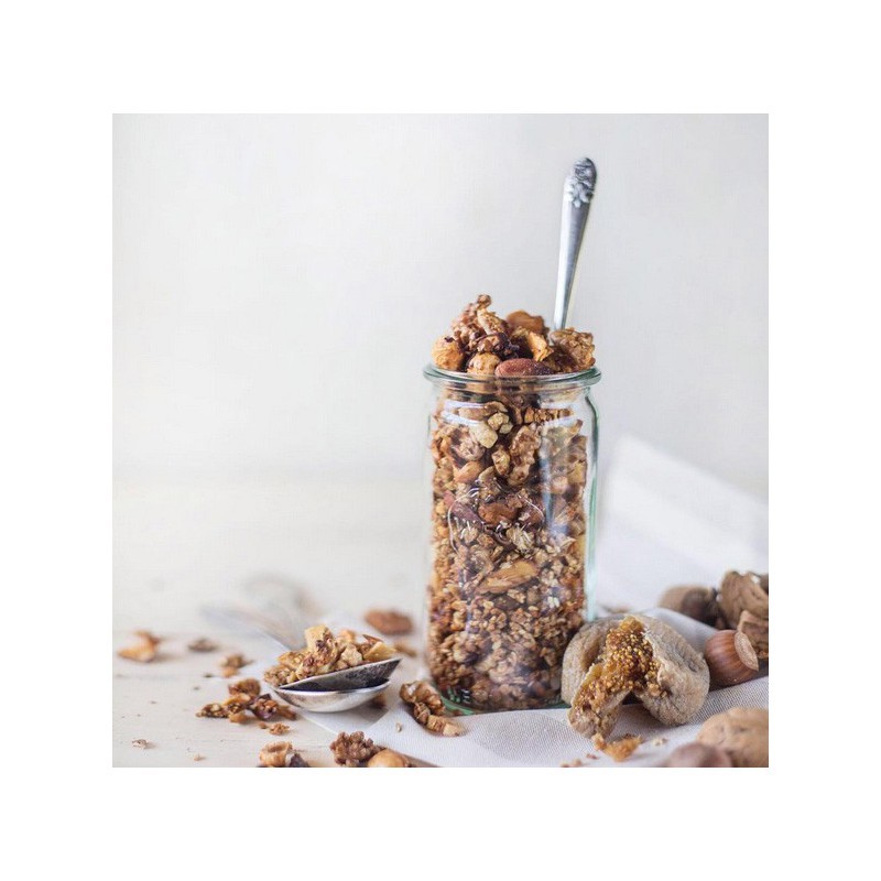 Bocaux en verre WECK - Tube 1040 ml Ø 80 mm - NU - Référence WN000106_1