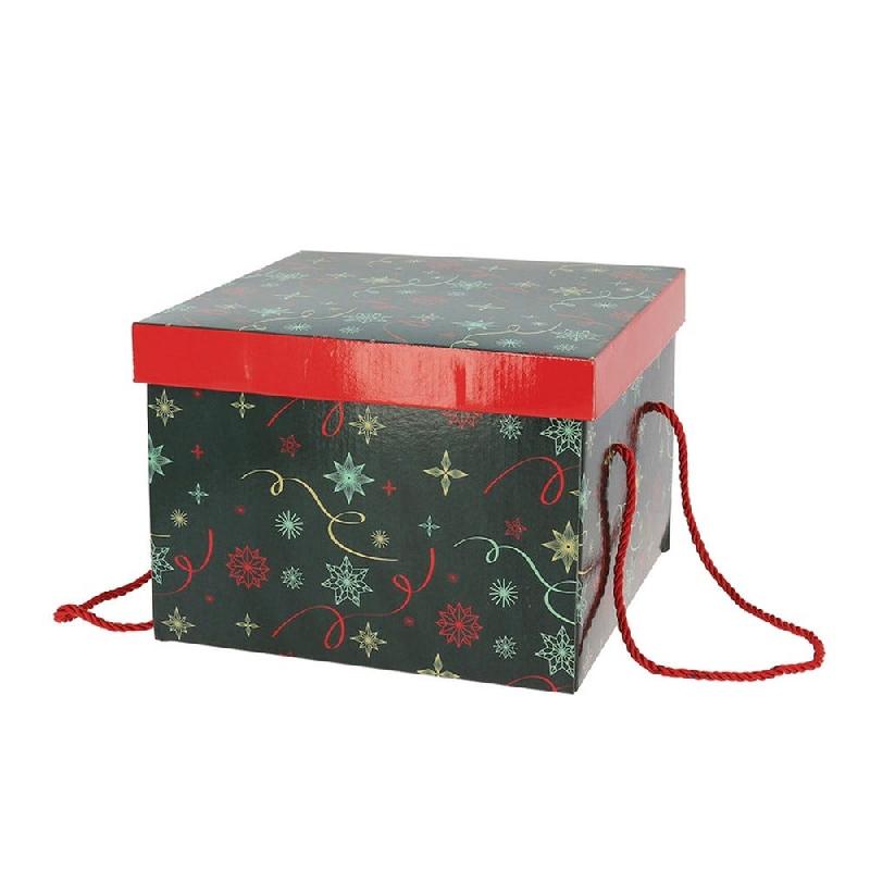 Boite carton carrée pliable 